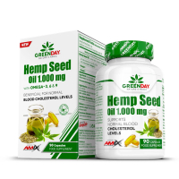 GreenDay® Hemp Seed Oil 1000mg 90 softgels BOX