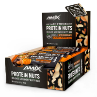 Protein Nuts Crunchy Nutty Bar 25x40g Bar Almond - Pumpkin Seed