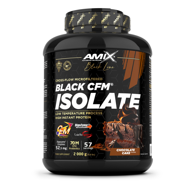 Amix™ Black Line Black CFM® Isolate 2000g - chocolate cake