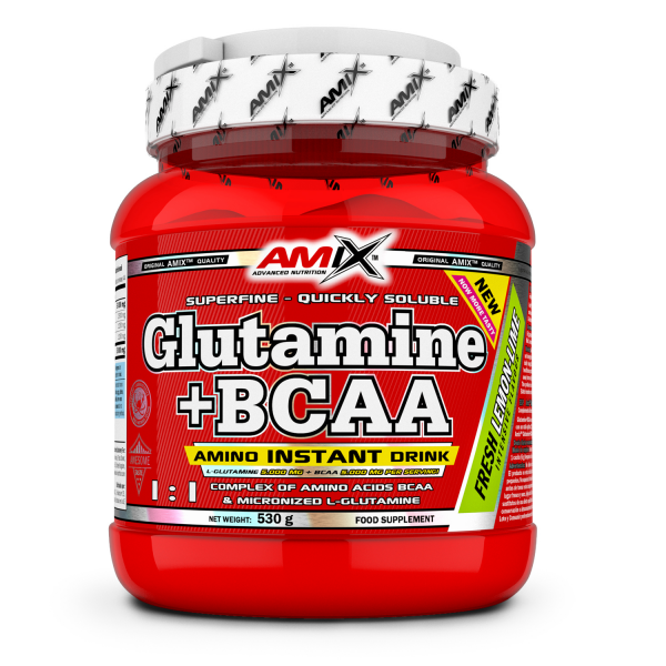 Amix L-Glutamine + BCAA 530g LEMON LIME