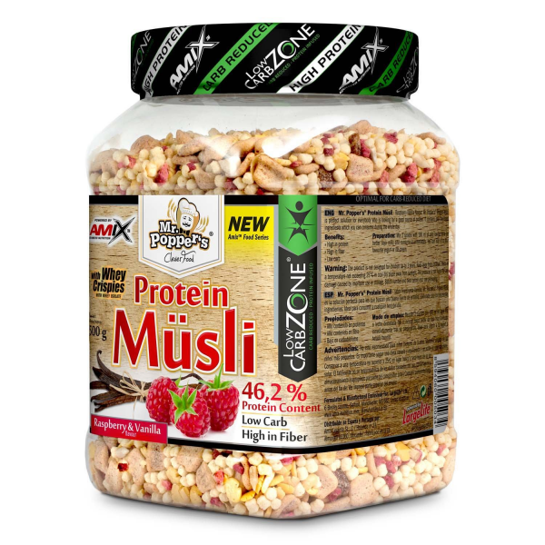 Mr. Popper´s® Protein Müsli Raspberry
