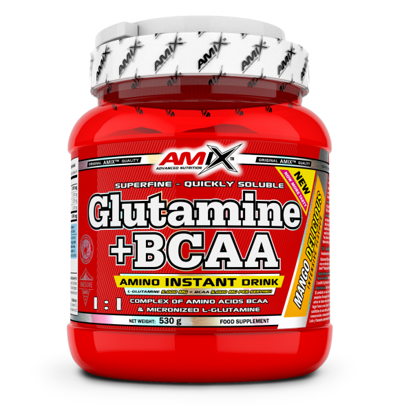 Amix L-Glutamine + BCAA 530g MANGO