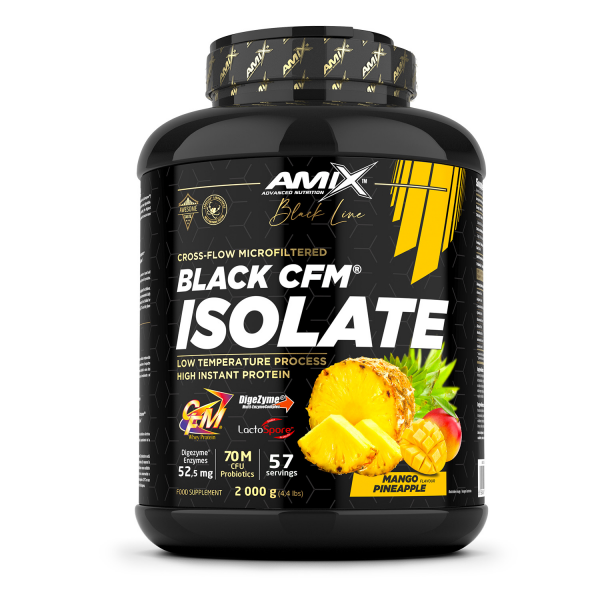 Amix™ Black Line Black CFM® Isolate 2000g - mango pineapple