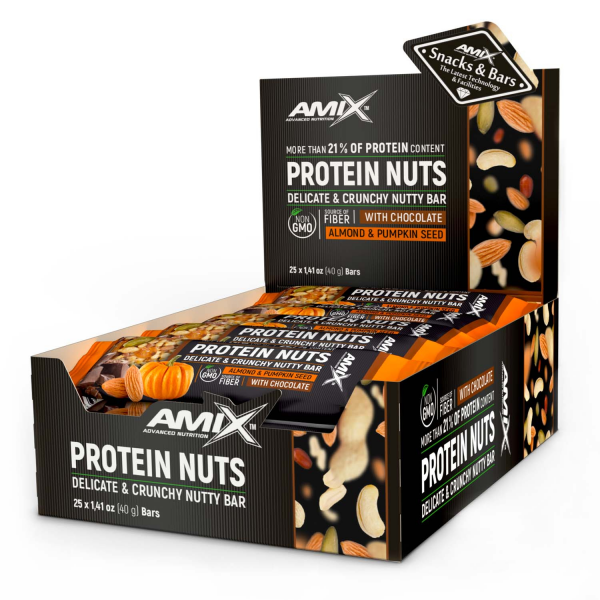 Protein Nuts 25x40g Almond-pumpkinseed