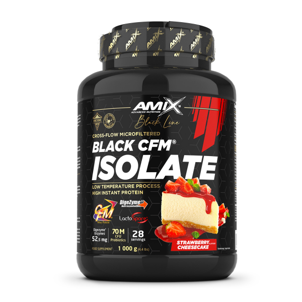 Amix™ Black Line Black CFM® Isolate 1000g - strawberry cheesecake
